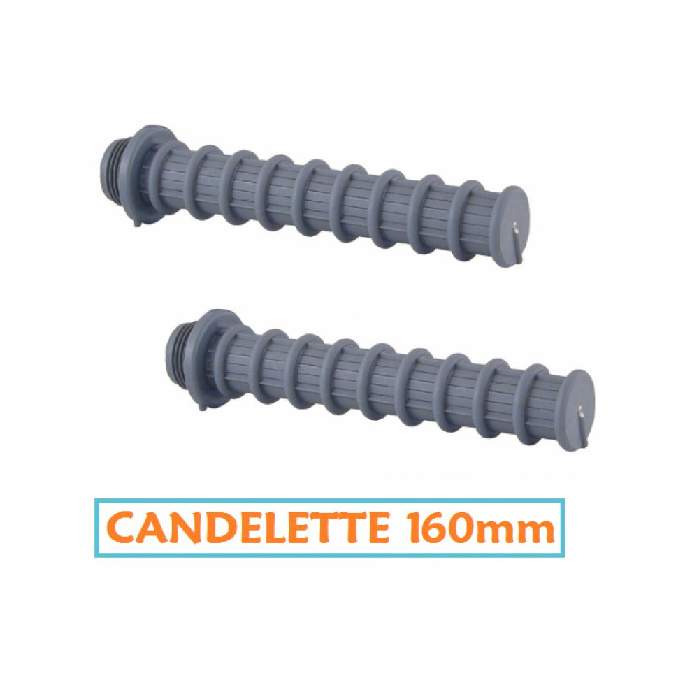 CANDELETTA DIFFUSORE PER FILTRI - L 16 CM - FILETTO DA 3/4" (KIT 2 PEZZI) ASTRAL