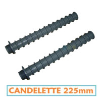 CANDELETTA DIFFUSORE PER FILTRI - L 22,5 CM - FILETTO DA 1" (KIT 2 PEZZI) - ASTRAL