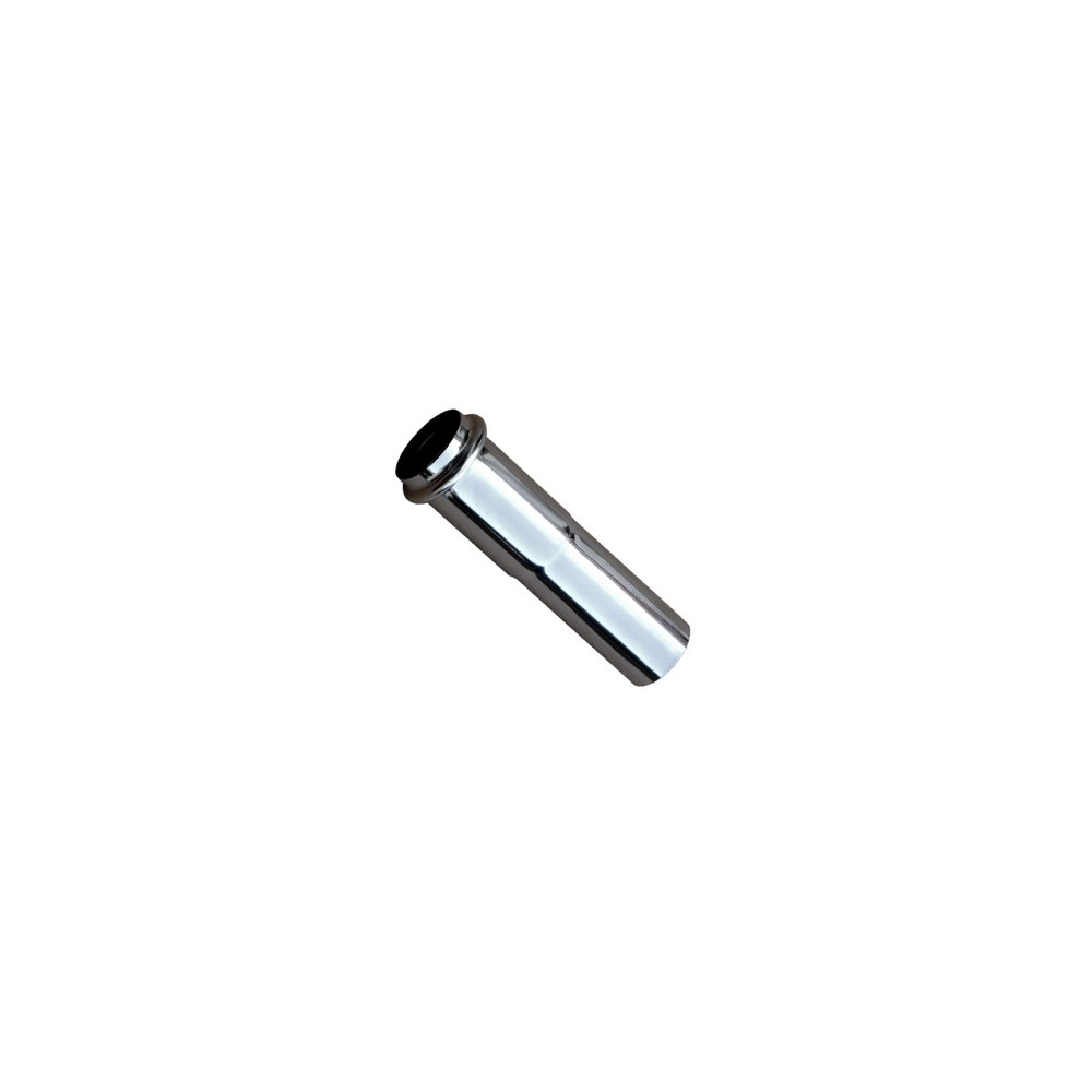 CANOTTO DI PROLUNGA IN OTTONE CROMATO D.30 - LUNGH.150 MM