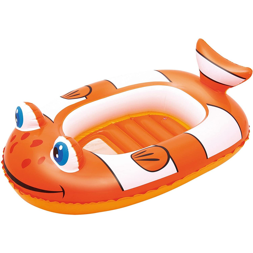 CANOTTO GONFIABILE PESCE PAGLIACCIO CM 102 X 69 - BESTWAY