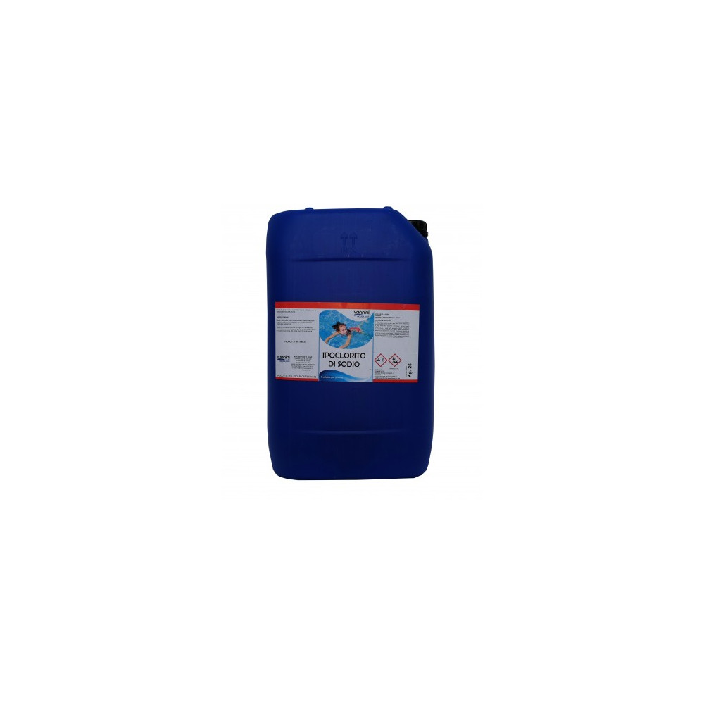 CLORO LIQUIDO STABILIZZATO AL 14-15% CHEMARTIS TANICA DA 25 LITRI