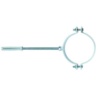 COLLARE DI FISSAGGIO PER CANNE FUMARIE VERNICIATO BIANCO - MISURA: 76 - 80 mm