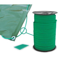 CORDA ELASTICA VERDE DA 0,8 MM PER COPERTURE INVERNALI PISCINE