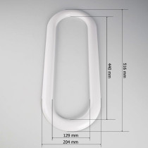 CORNICE COPRIFLANGIA BOCCA LARGA MOD. DESIGN HAYWARD