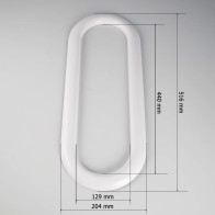 CORNICE COPRIFLANGIA BOCCA LARGA MOD. DESIGN HAYWARD
