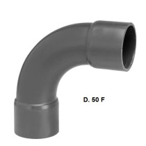 CURVA PVC 90° INCOL. D. 50 F