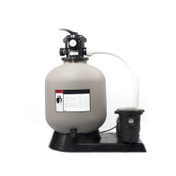 FILTRO A SABBIA MONOBLOCCO D.400 CON POMPA DA 0,50 HP - 8  MC/H