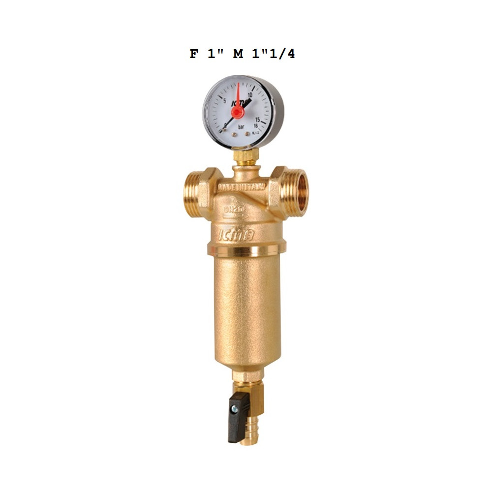 FILTRO AUTOPULENTE F 1" M 1"1/4 ICMA