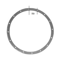 FLANGIA ABS D.90 X BOCCHETTA A PAVIMENTO 3302-3303 HAYWARD