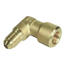 GOMITO OTTONE GIUNTO TUBO RAME 3/8 MF