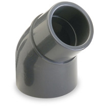 GOMITO PVC 45° D.50 MF INCOLLAGGIO