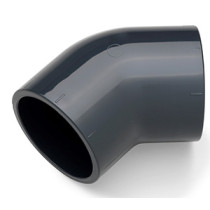 GOMITO PVC 45° D.90 INCOLLAGGIO