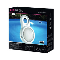 KIT PROIETTORE PISCINE FUORI TERRA 18 LED BIANCO 800 LM 9W SEAMAID