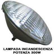 LAMPADA INCANDESCENZA 300W PER PROIETTORI HAYWARD