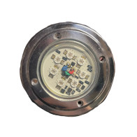 LAMPADA LED MINI RGB - 21 LED - IN ACCIAIO INOX SERIE LUKE(NECESSITA COLLEGAMENTO DRIVER DDL1/21)