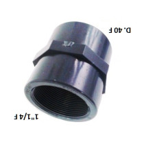 MANICOTTO PVC D.40 F X 1"1/4 F