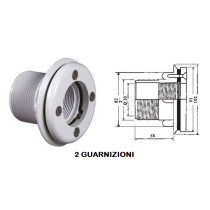 PRESA SCOPA HAYWARD (2 GUARNIZIONI)