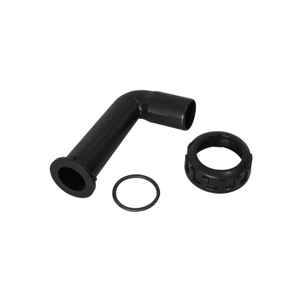 RACCORDO A GOMITO NERO NUOVO 1"1/2 PER VALVOLA SELETTRICE LATERALE ASTRAL