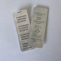 REAGENTE H2o2 (OSSIGENO LIQUIDO) - COPPIA BLISTER HYDROGEN PEROXIDE HR RAPID + ACIDIFYING PT RAPID