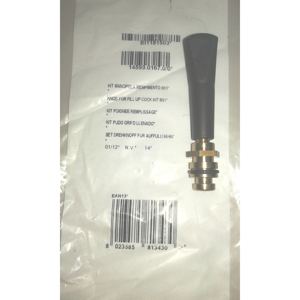 RUBINETTO DI RIEMPIMENTO M91 PER CALDAIE BIASI-SAVIO-BONGIOANNI