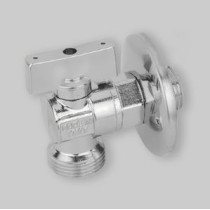 RUBINETTO LAVATRICE A SFERA 1/2" X 3/4" C/ROSONE