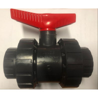 VALVOLA A SFERA PVC D.63 PN 16 INCOLLAGGIO