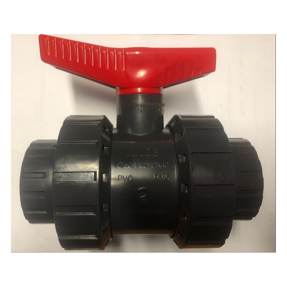 VALVOLA A SFERA PVC D.63 PN 16 INCOLLAGGIO