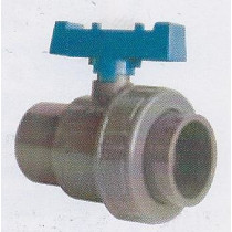 VALVOLA MONOGHIERA A SFERA PVC INC. D.20