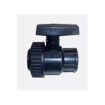 VALVOLA PVC A SFERA NERA FF 3/4" PIANETA ACQUA