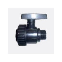 VALVOLA PVC A SFERA NERA MF 1" PIANETA ACQUA