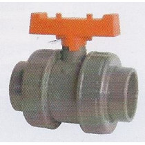 VALVOLA PVC BIGHIERA A SFERA INDUS. INCOL. D.50