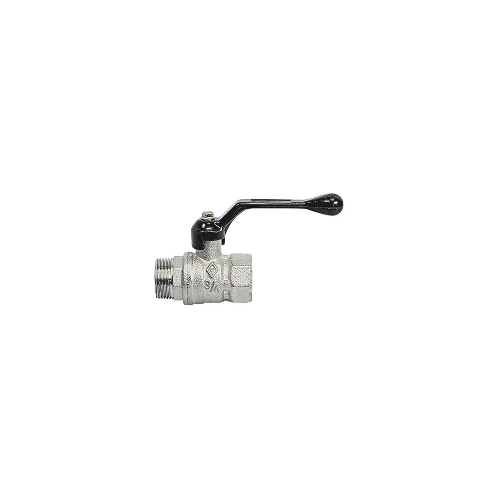 VALVOLA SFERA ACQUA DA1" X 1/2 MF LEVA LUNGA E NERA