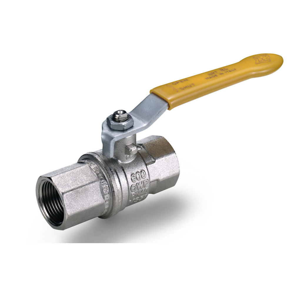 VALVOLA SFERA GAS DA 3/4  FF CON LEVA