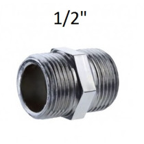 VITE DOPPIA ACCIAIO ZINCATO 1/2" MM