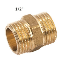 VITE DOPPIA OTTONE GIALLO 1/2"