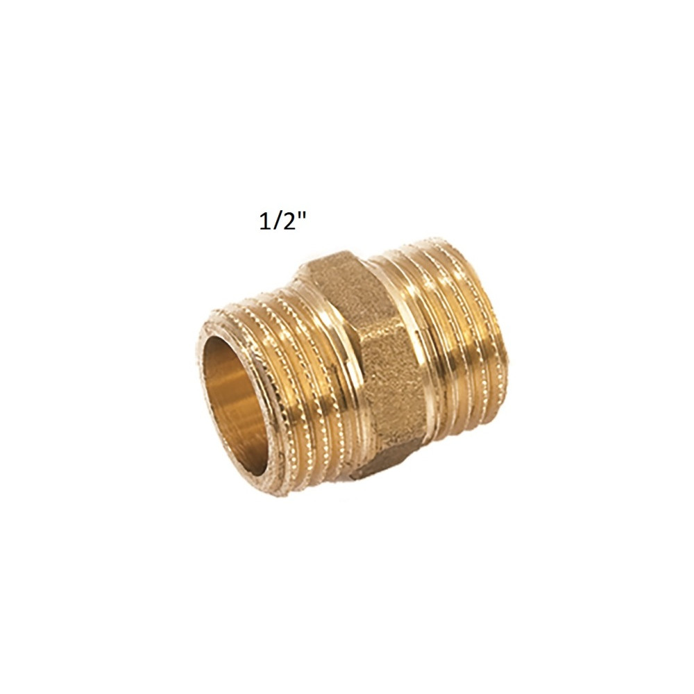 VITE DOPPIA OTTONE GIALLO 1/2"