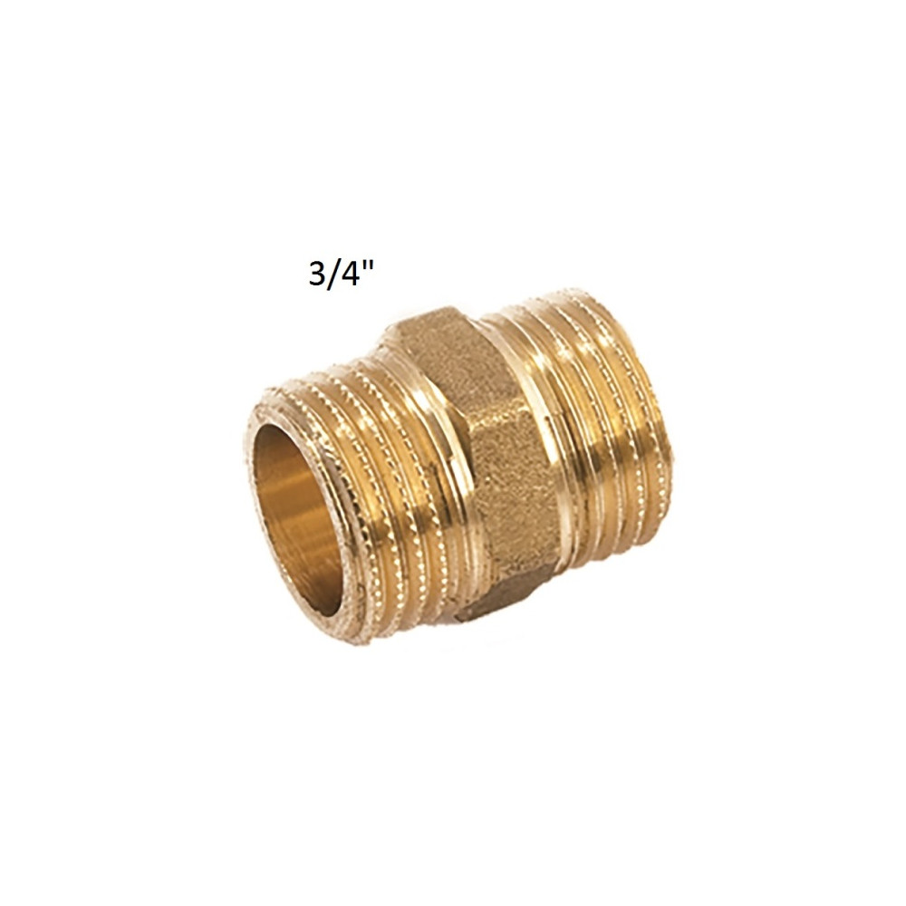 VITE DOPPIA OTTONE GIALLO 3/4"