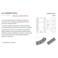 CASSERO IPOOL KOMBI IGLU CURVO 1000x250x250cm - DENSITA' 30