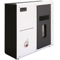 STUFA A PELLET VENTILATA CUORE CALDO SLIM 8 - 7,89 KW/H - VOL. RISC. 178 MC