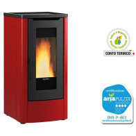 STUFA A PELLET VENTILATA NORDICA DAHIANA PLUS VFS - 10 KW/H - 287 MC