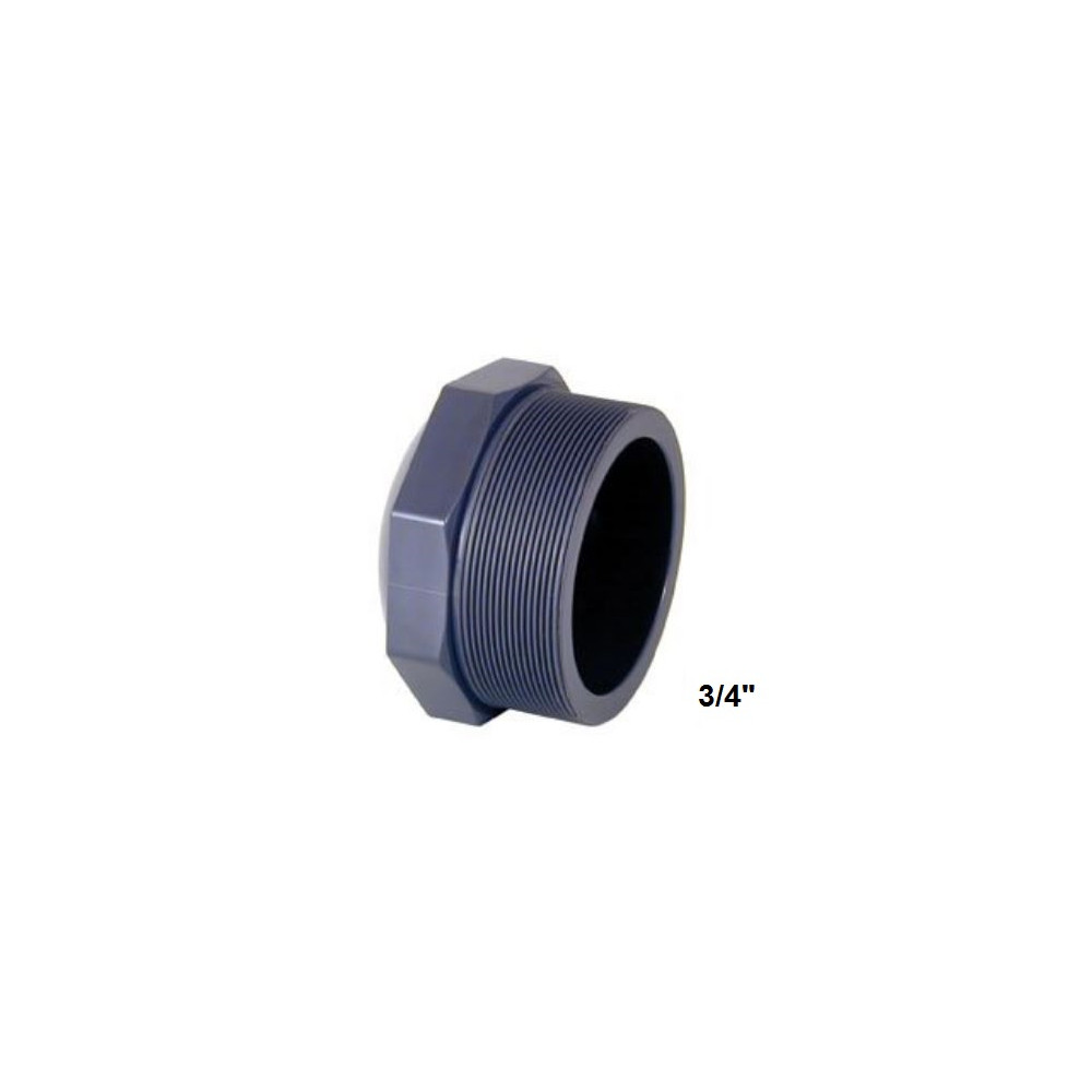 TAPPO PVC FILET. 3/4" M