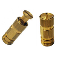TASSELLO A SCOMPARSA A VITE IN OTTONE D. 20 MM