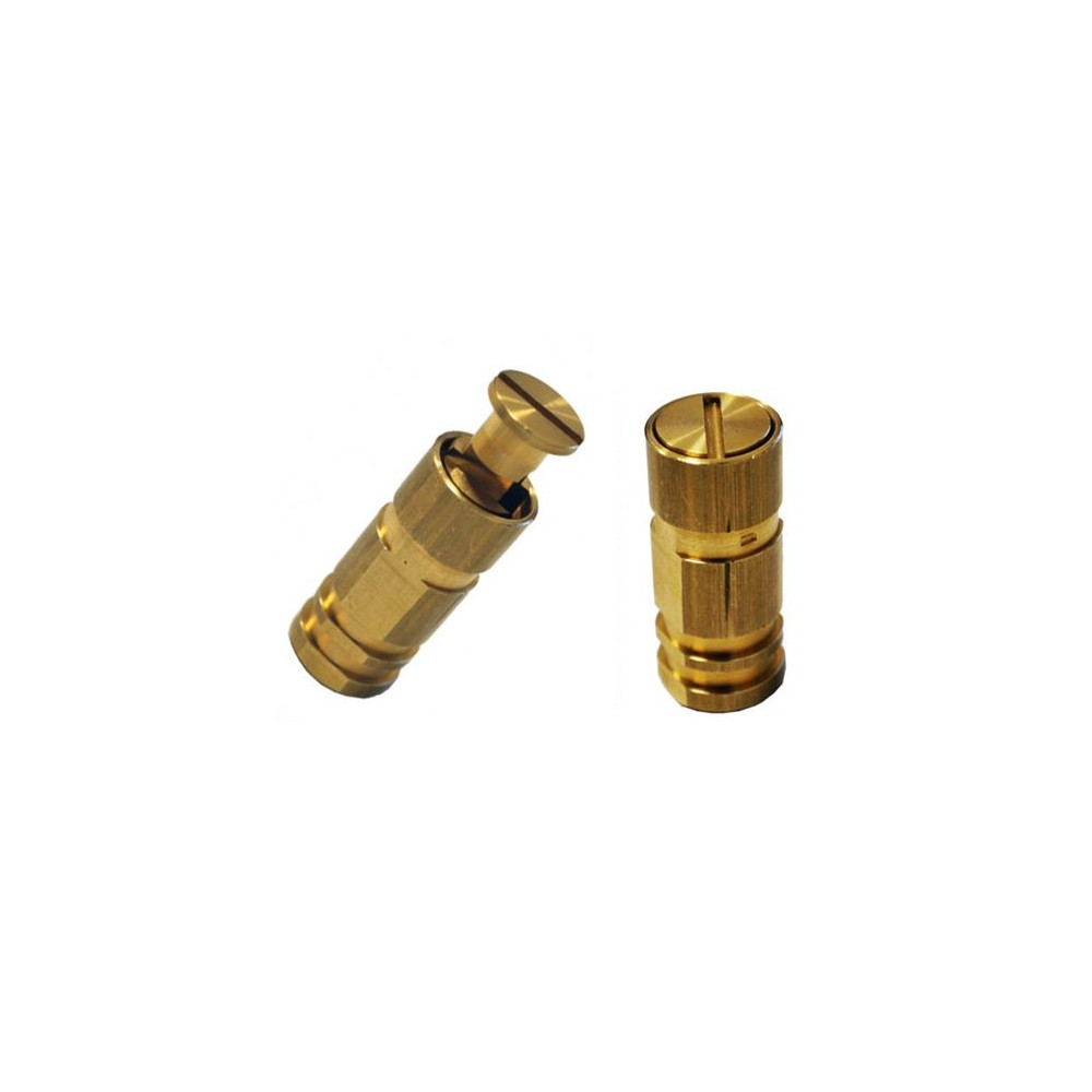 TASSELLO A SCOMPARSA A VITE IN OTTONE D. 20 MM
