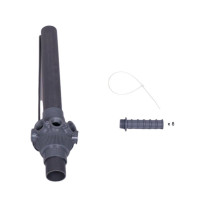 DIFFUSORE CON TUBO 19" COMPLETO DI CANDELETTE
