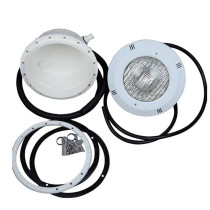 FARO COMPLETO CON LAMPADA A LED BIANCA CON INSERTI IN OTTONE COMPLETO DI NICCHIA - CAVO DA 2,5 M (TRASFORMATORE NON INCLUSO)