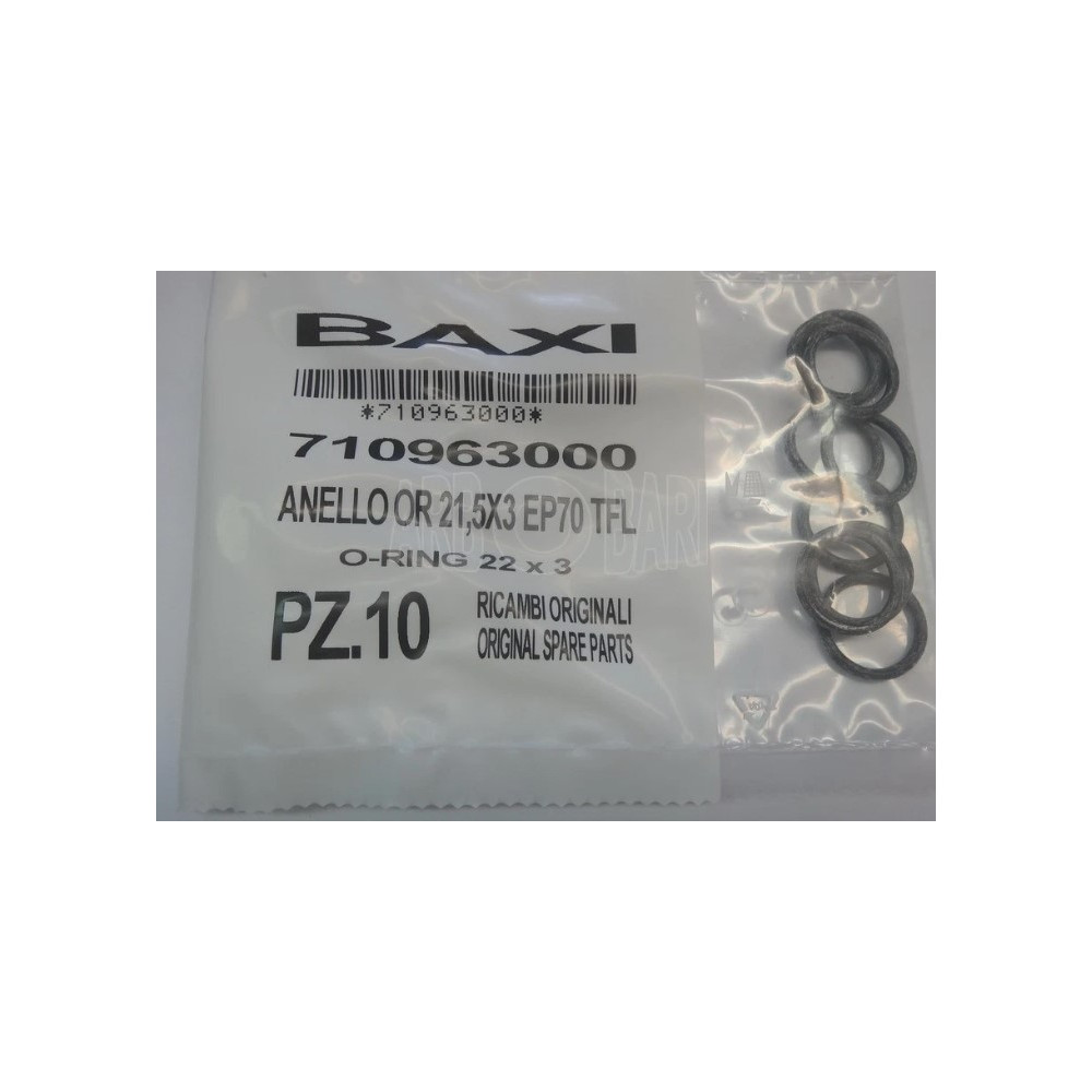 GUARNIZIONE O-RING BAXI 21,5X3 EP70 (CONF.10 PEZZI)