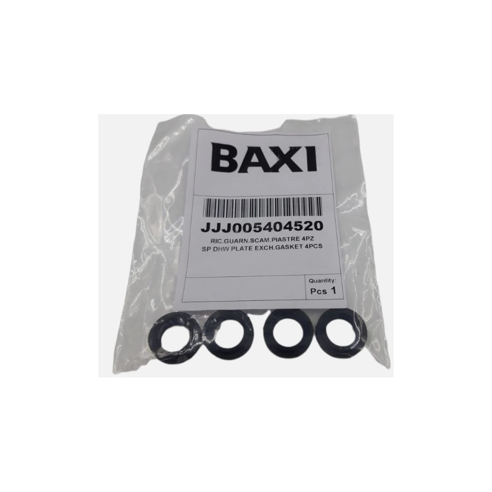 GUARNIZIONE PER SCAMBIATORE A PIASTRE BAXI O-RING (CONF. 4 PEZZI)
