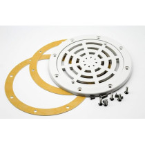 GRIGLIA COMPLETA DI FLANGIA GUARNIZIONI E VITI PER SCARICO DI FONDO POOLS