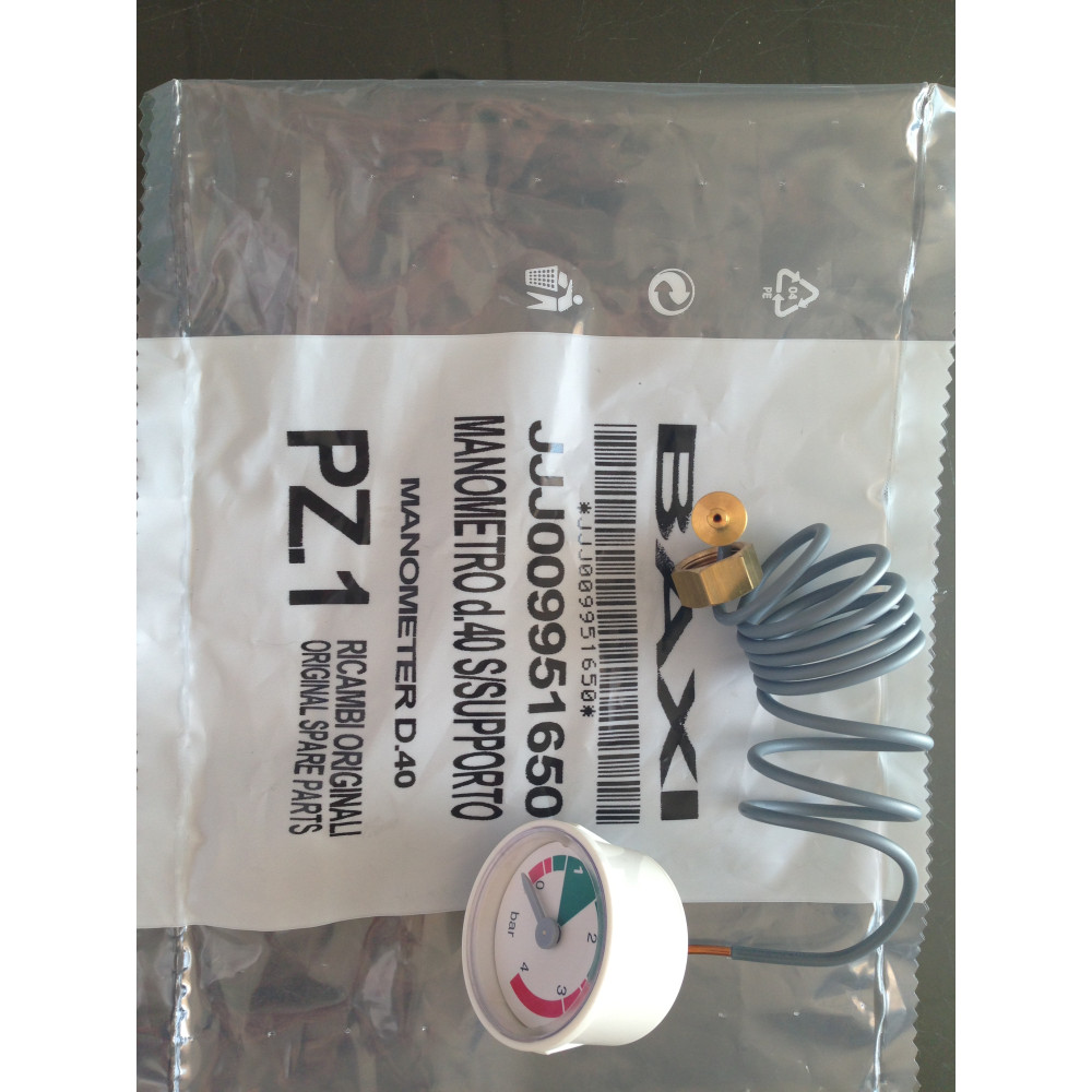 MANOMETRO D.40 SENZA SUPPORTO