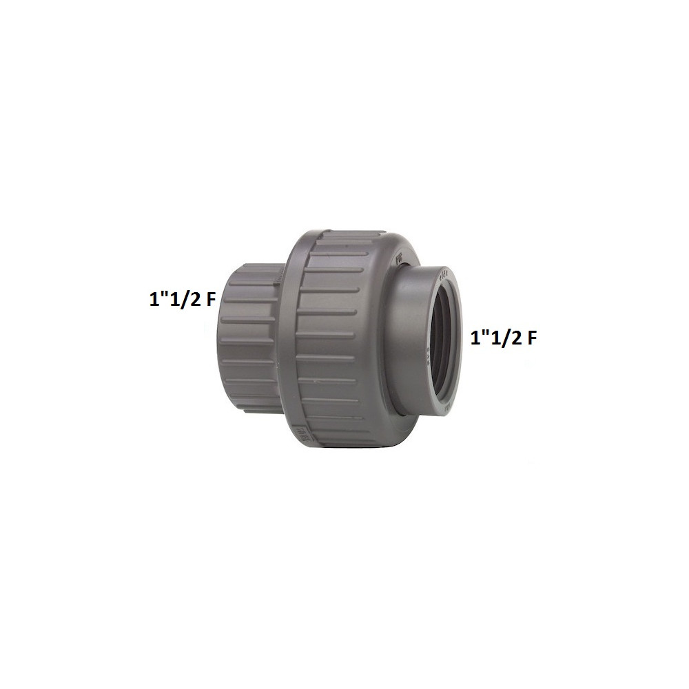 BOCCHETTONE PVC FILET. 1"1/2 FF